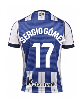 Billige Fotballdrakt Real Sociedad Sergio Gomez #17 Replika Hjemmedrakt 2025-26 Kortermet Billige Fotballdrakt Real Sociedad Sergio Gomez #17 Replika Hjemmedrakt 2025-26 Kortermet